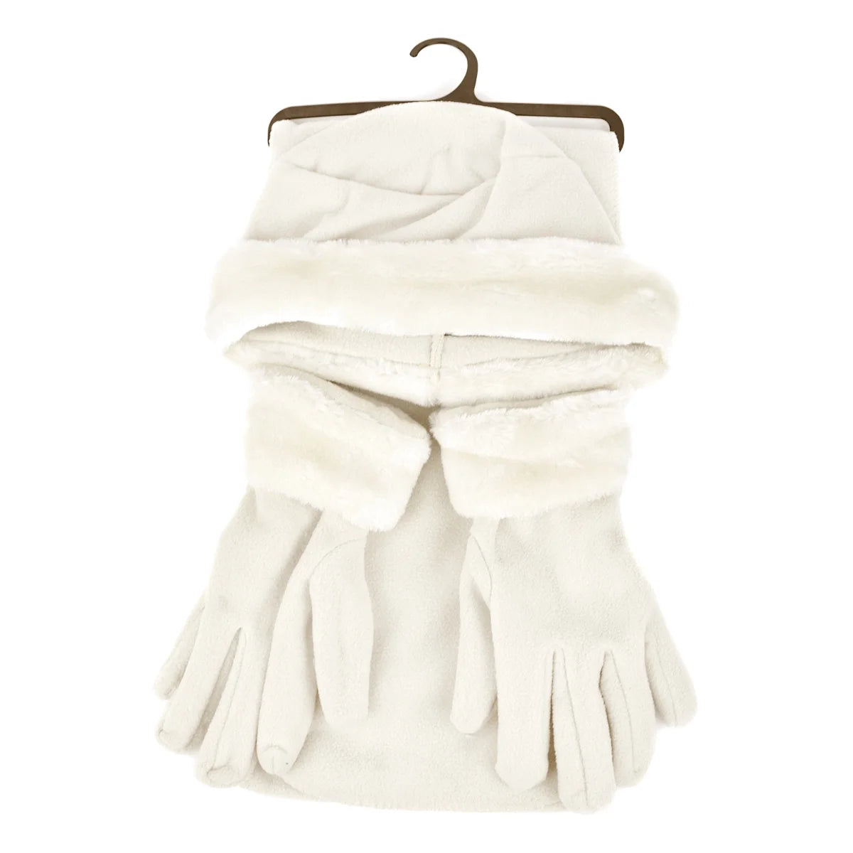 Women'S Warm Fleece Winter Set - Scarf, Hat, and Gloves Set